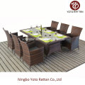 Outdoor Wicker Dining Set with Steel Frame (1212)